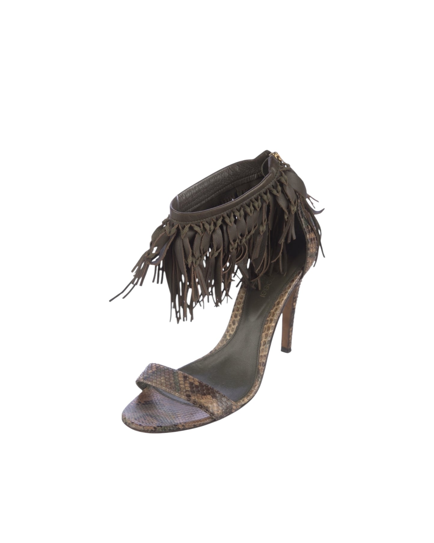 Sergio Rossi
Snakeskin Animal Print Sandals
Women's Size: 6 | US6, IT36