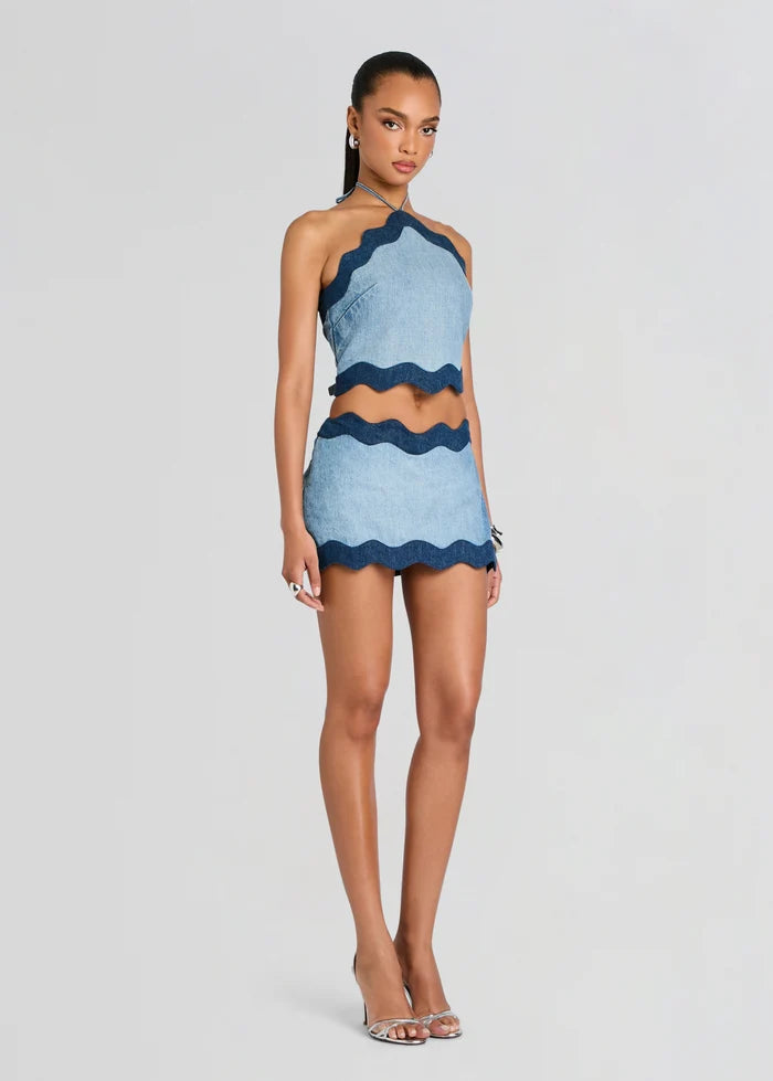 Iselda Denim Skirt