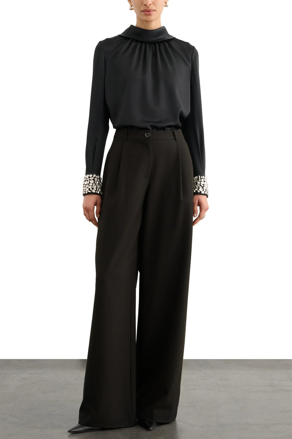Veronica Long Sleeve Bow Blouse
