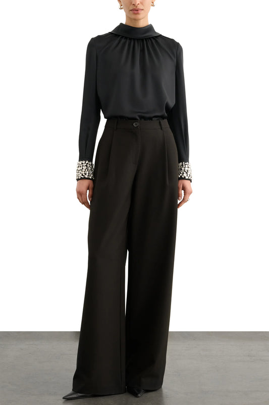 Veronica Long Sleeve Bow Blouse
