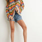 BUTTERMELON - Color Block Sweater  - BMW7639