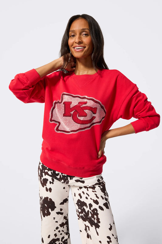 Chief’s Red Gems Crewneck