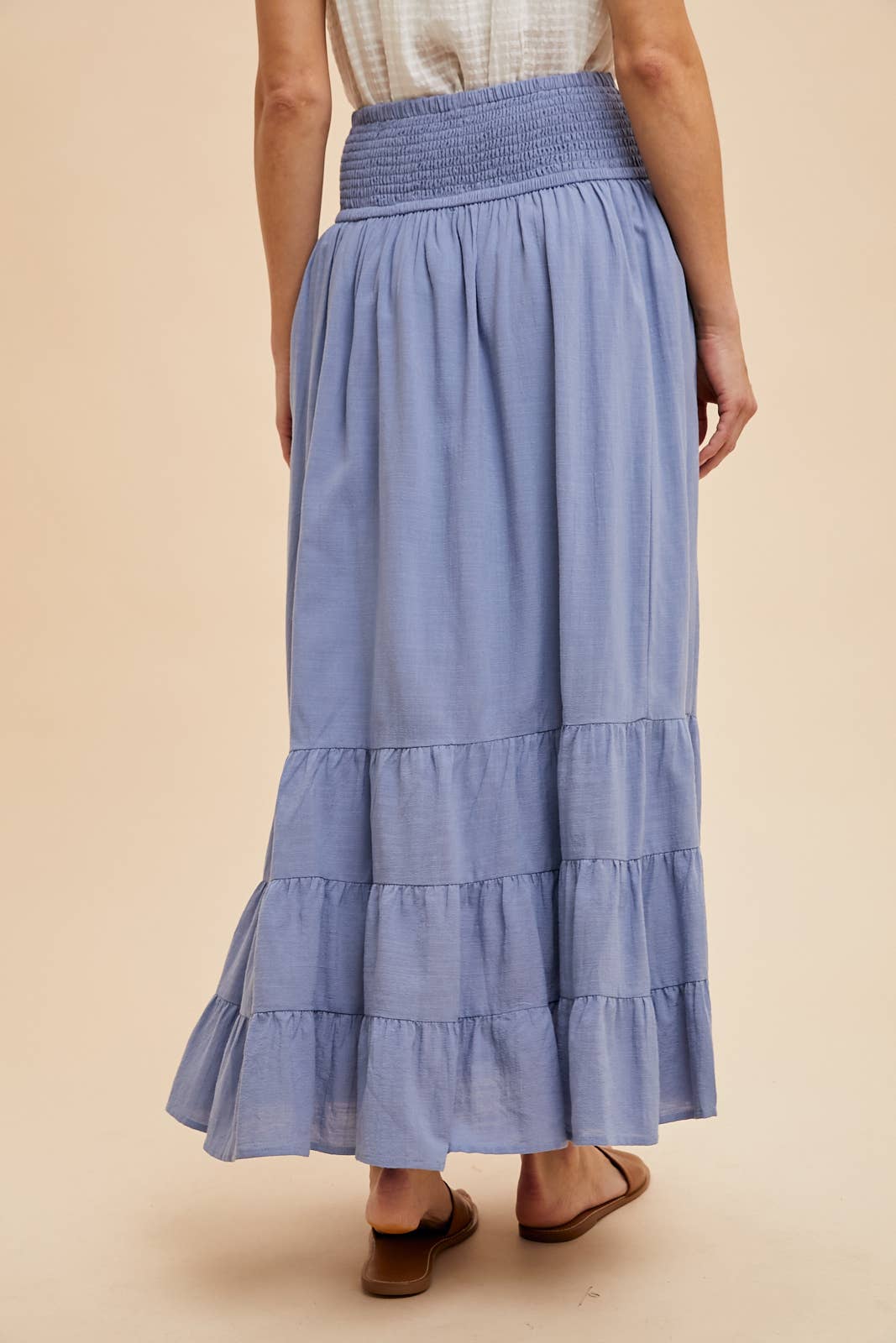 In Loom - SMOCKED RUFFLED SKIRT