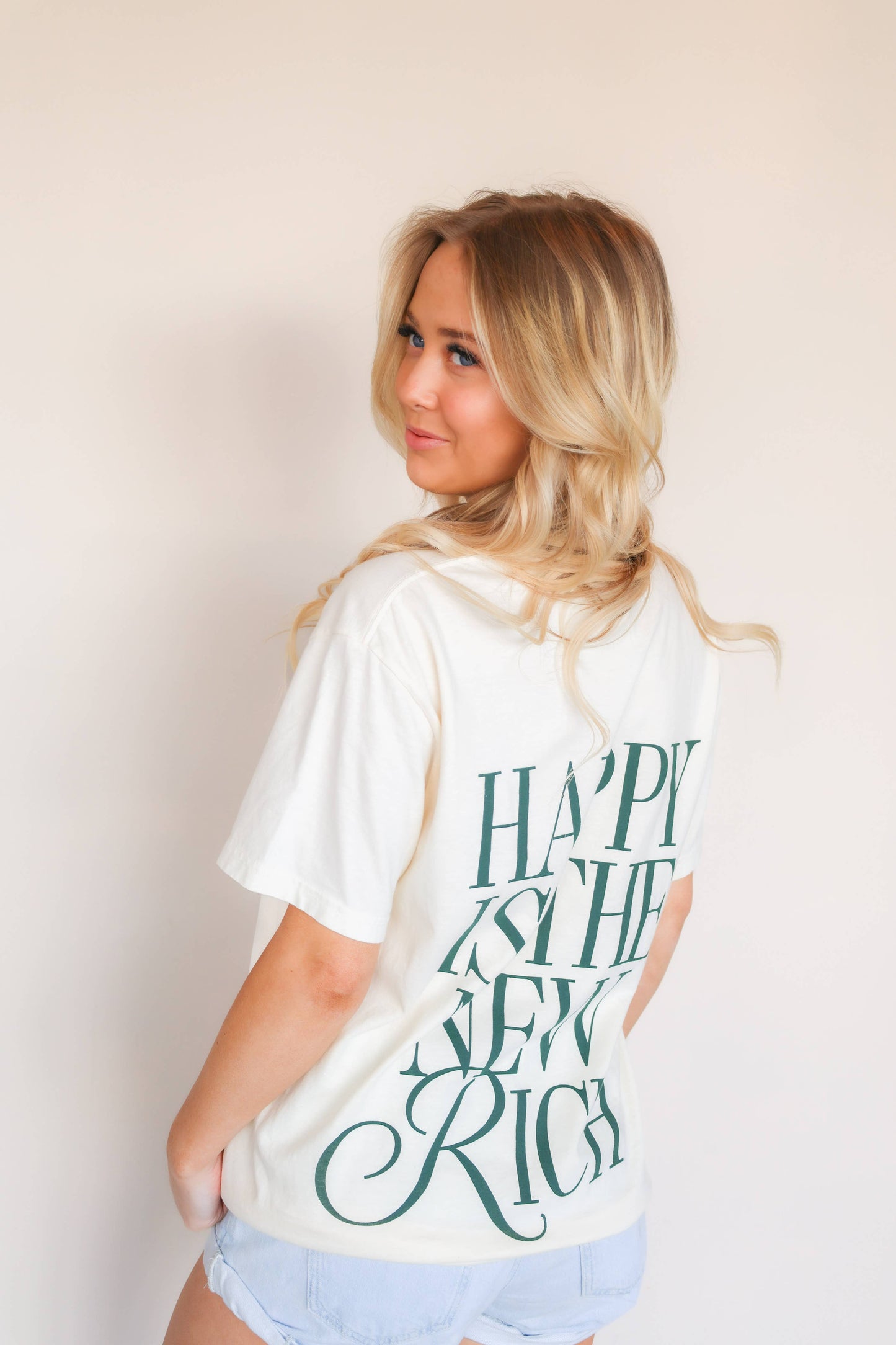 Freshwater Curated Goods - Happy is the New Rich Unisex Tee