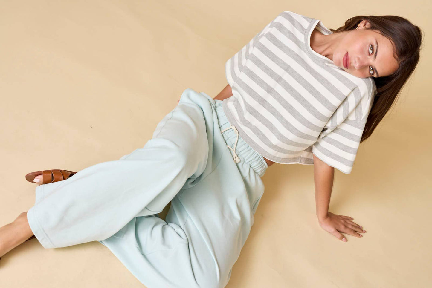 Cora Wide- Leg Sweat Pants
