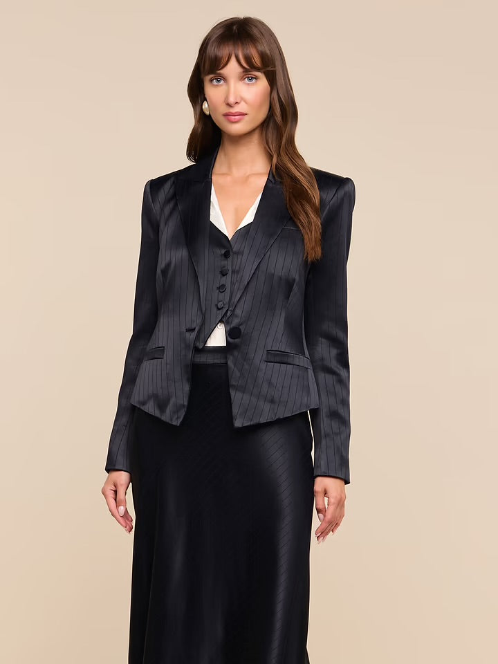 Misa Short Single Breasted Blazer