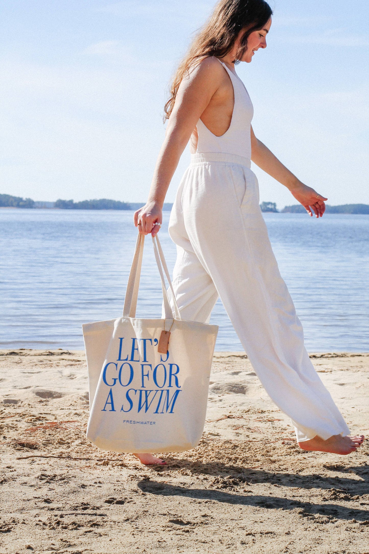 Freshwater Curated Goods - Let's Go For A Swim Tote