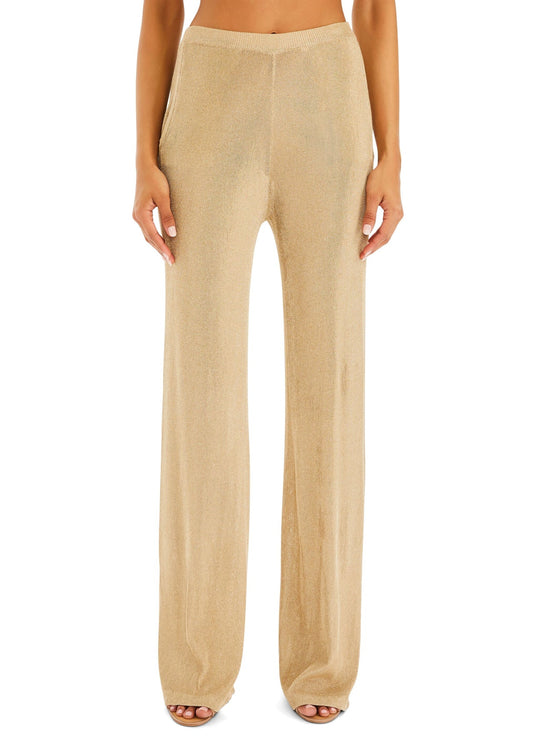SHELDON METALLIC KNIT PANT - SER.O.YA