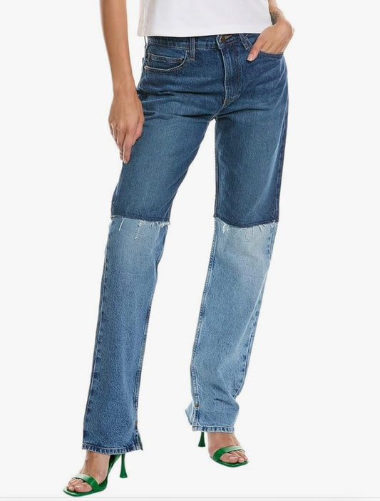 FRAME Denim The Fashion Patchwork
Straight Jean