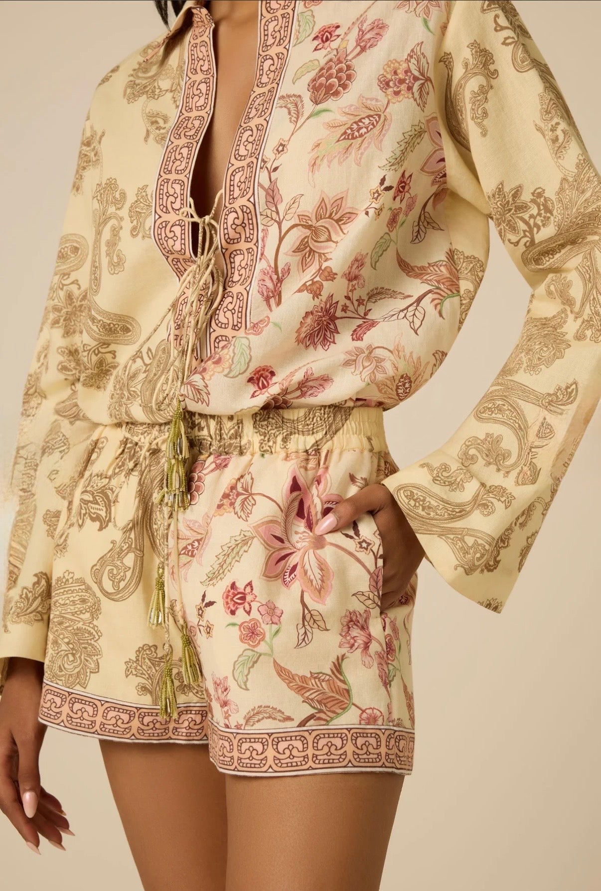 Drop Shoulder Collared Tunic- Hemant & Nandita