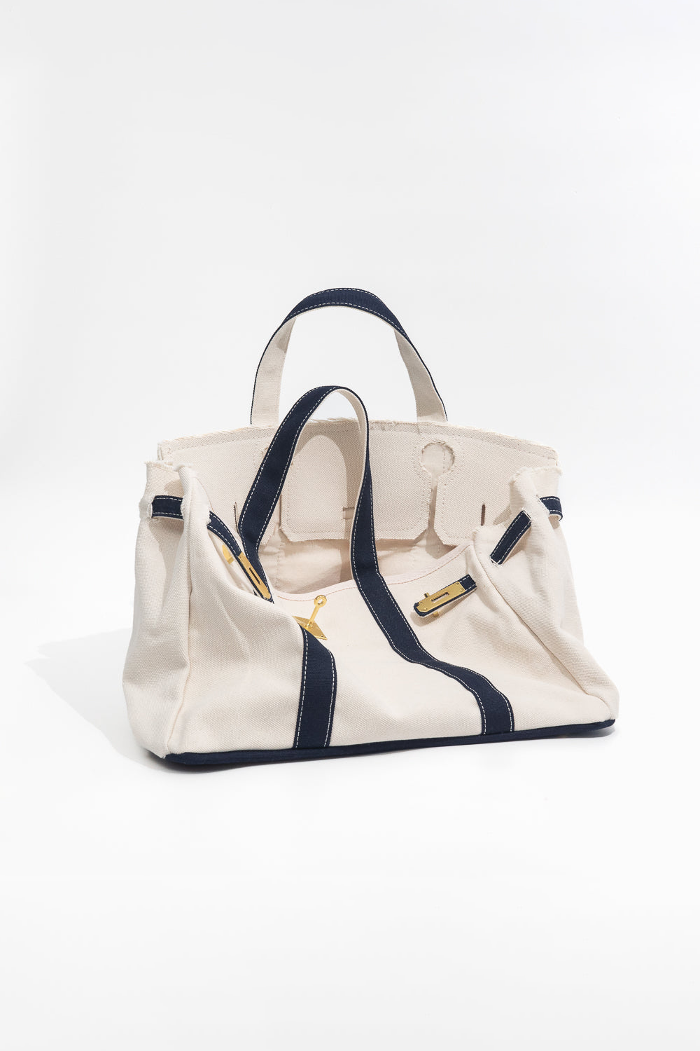 Familywear - Handmade Premium Cotton Canvas Boatkin Boat Bag (Preorder) - Denim