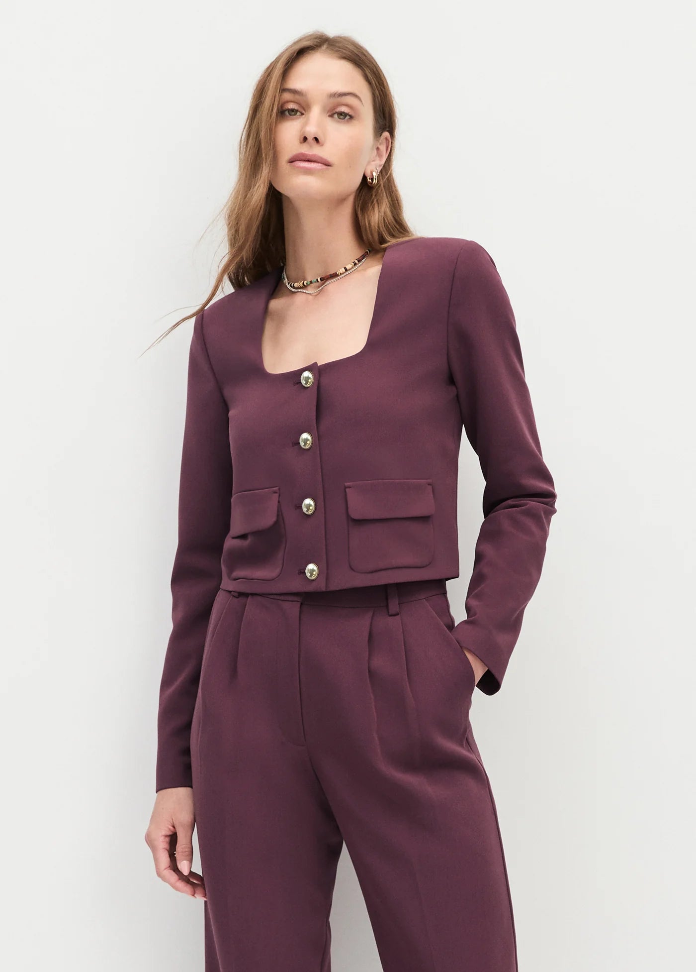 THE LAURA CROP JACKET Favorite Daughter