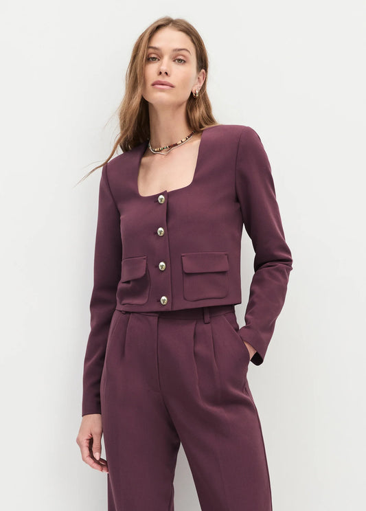 THE LAURA CROP JACKET Favorite Daughter