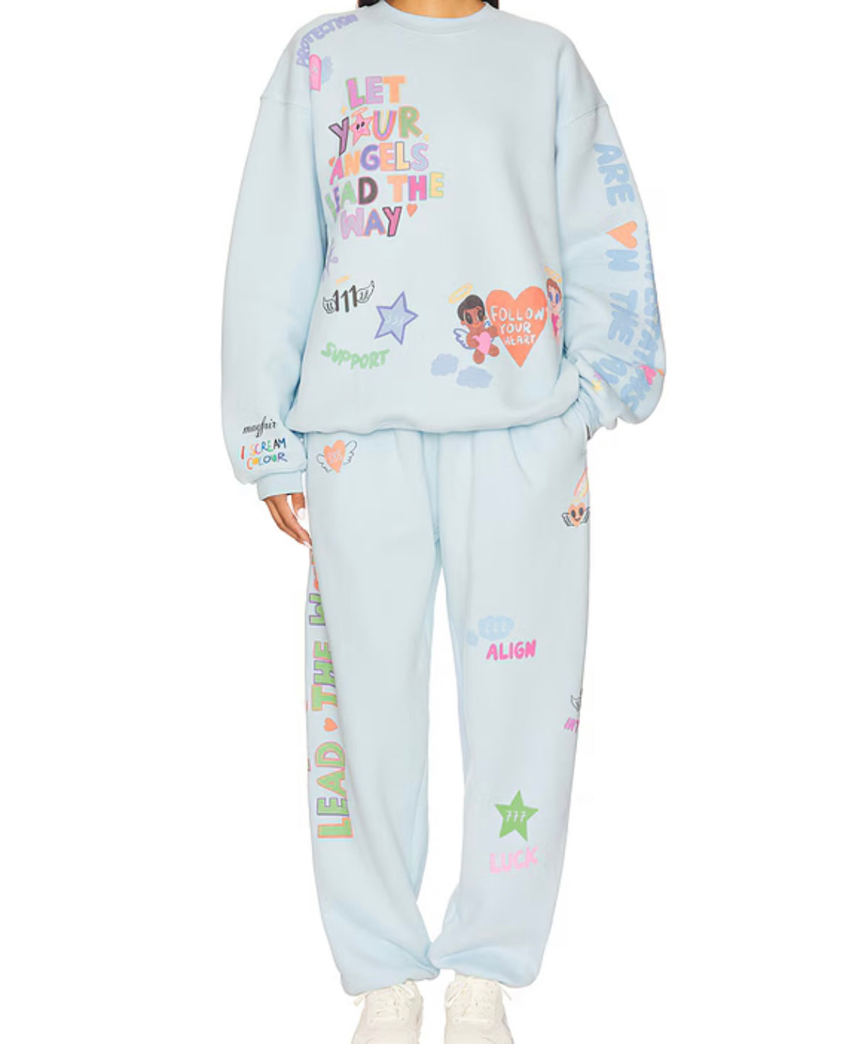 The Mayfair Group Angels All Around Crewneck