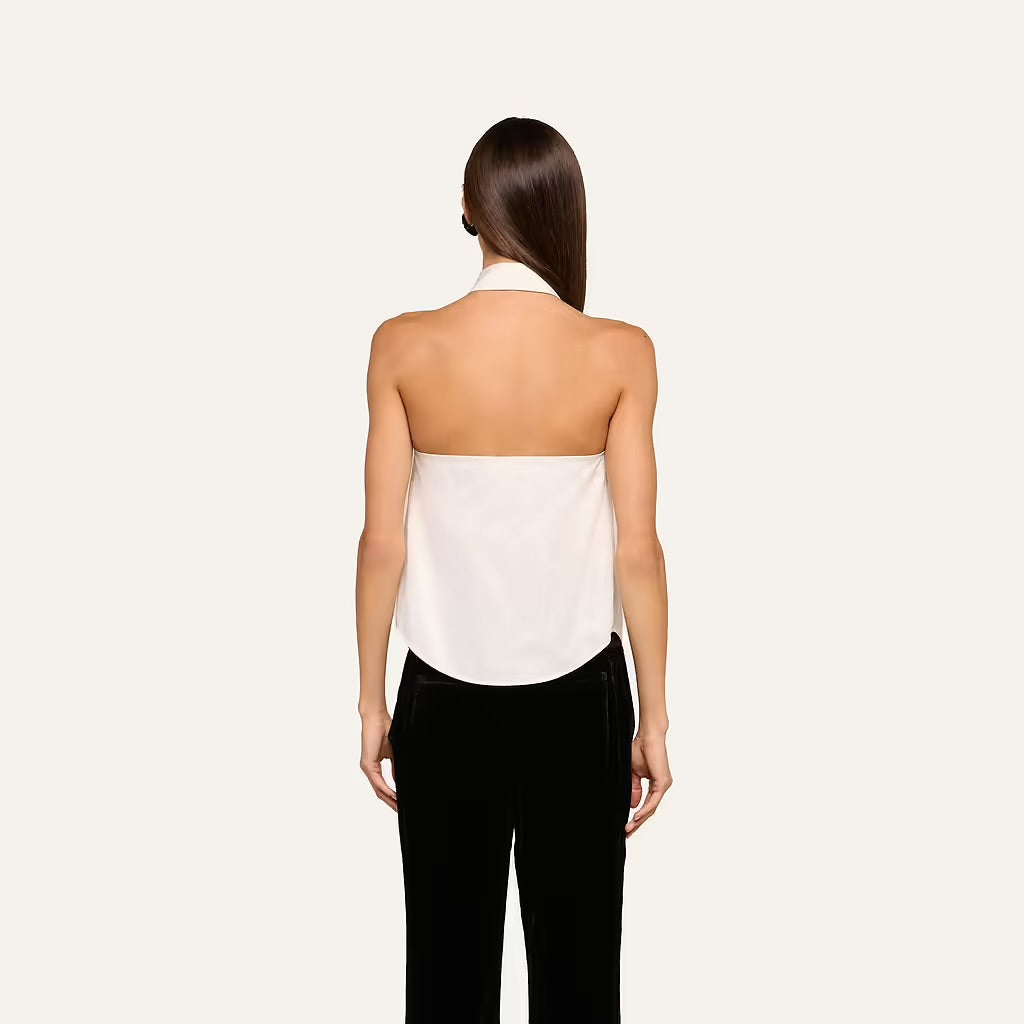 Wren Necktie Halter Top