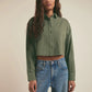THE CROP EX-BOYFRIEND SHIRT Favorite Daughter