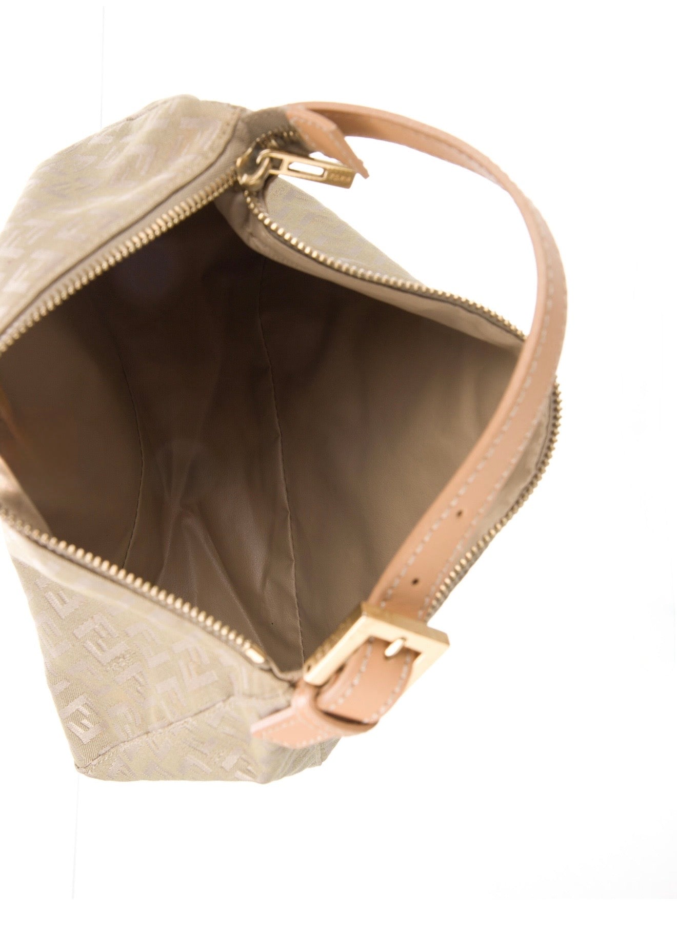 2000-2010 Zucchino Canvas Handbag - Brown