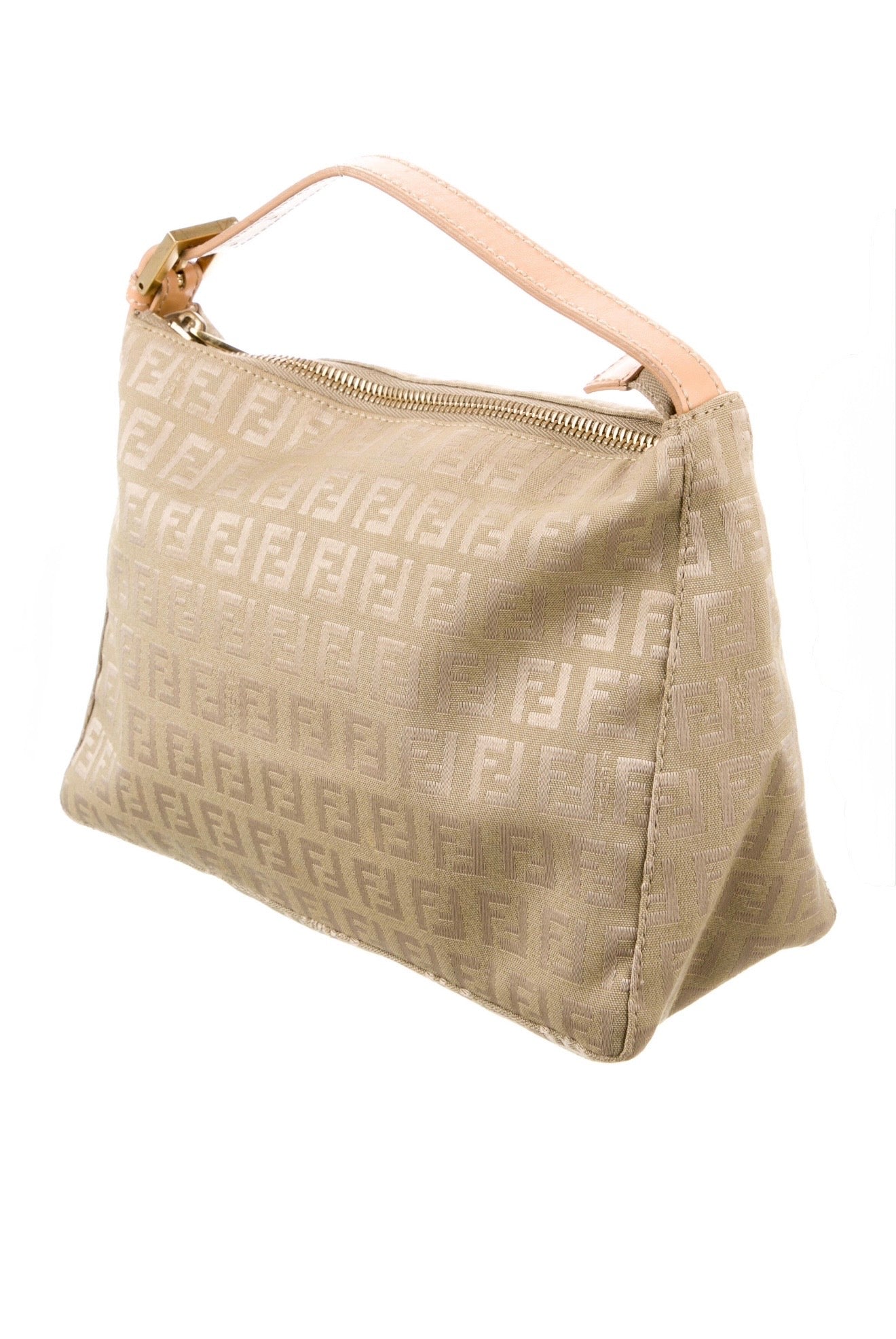 2000-2010 Zucchino Canvas Handbag - Brown