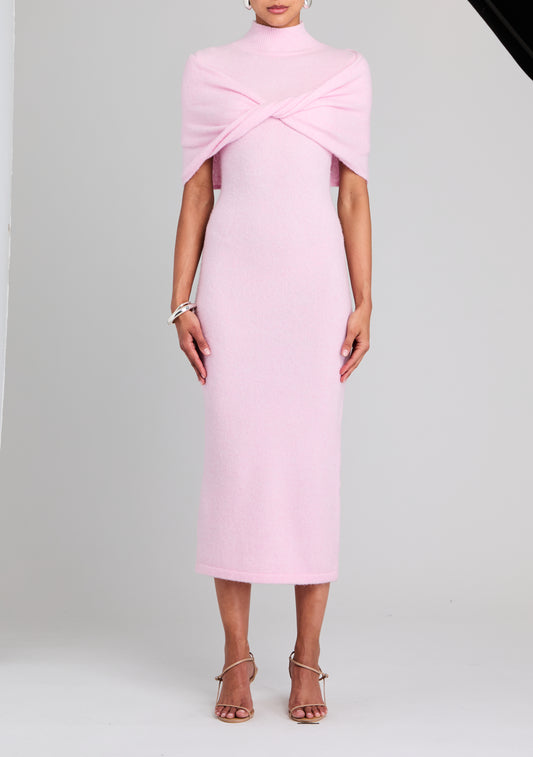 WISTERIA KNIT MIDI DRESS SEROYA