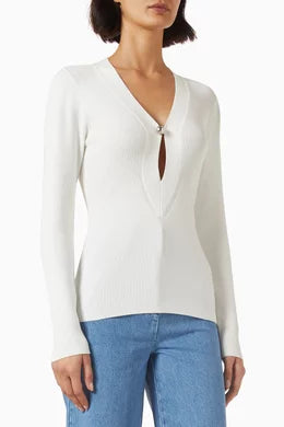 Dion Long Sleeve Top With Key