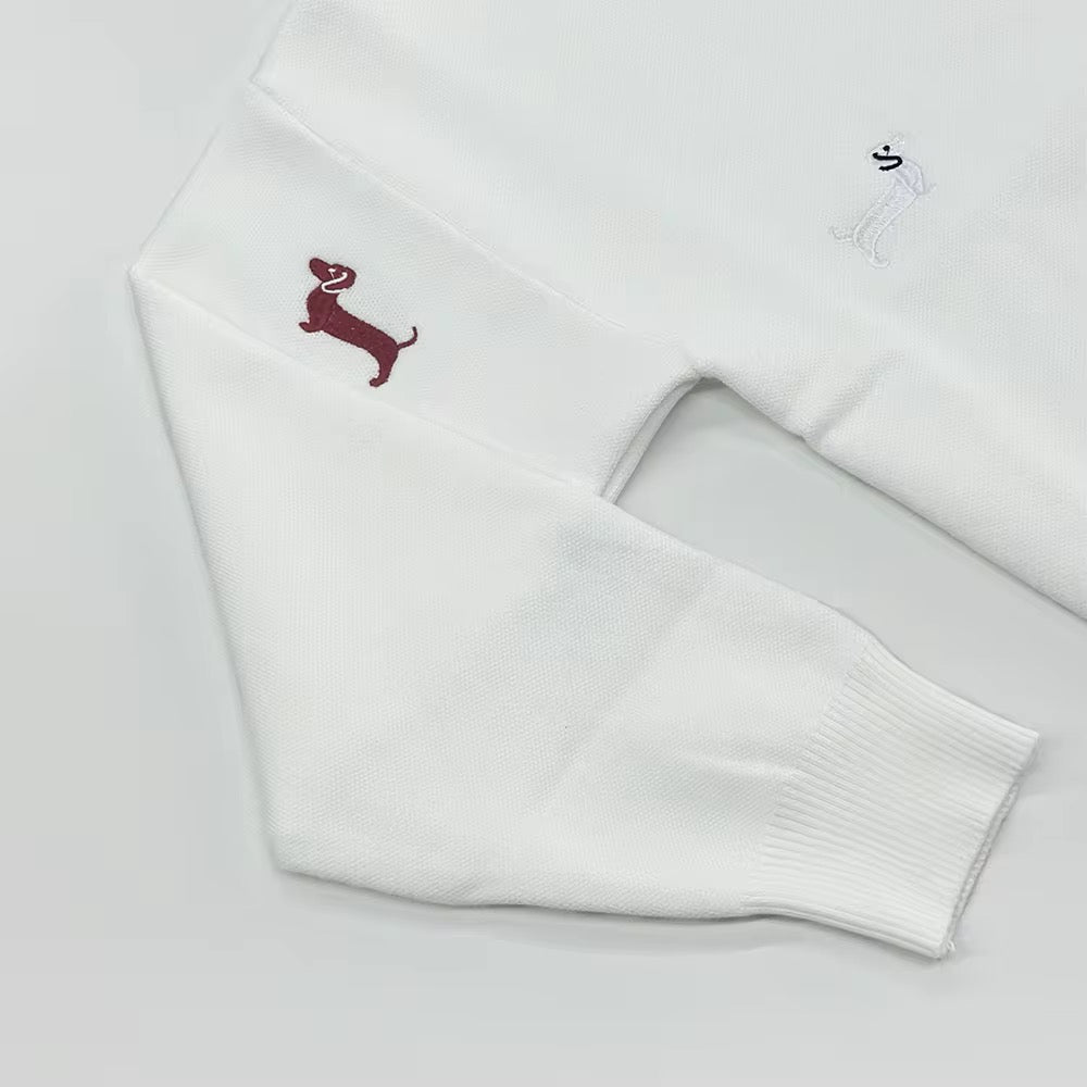 Dachshund Embroidered Cardigan