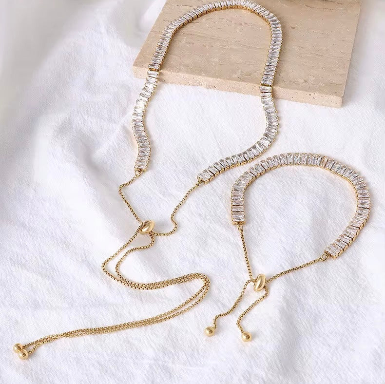 Liquid Light Lariat Set