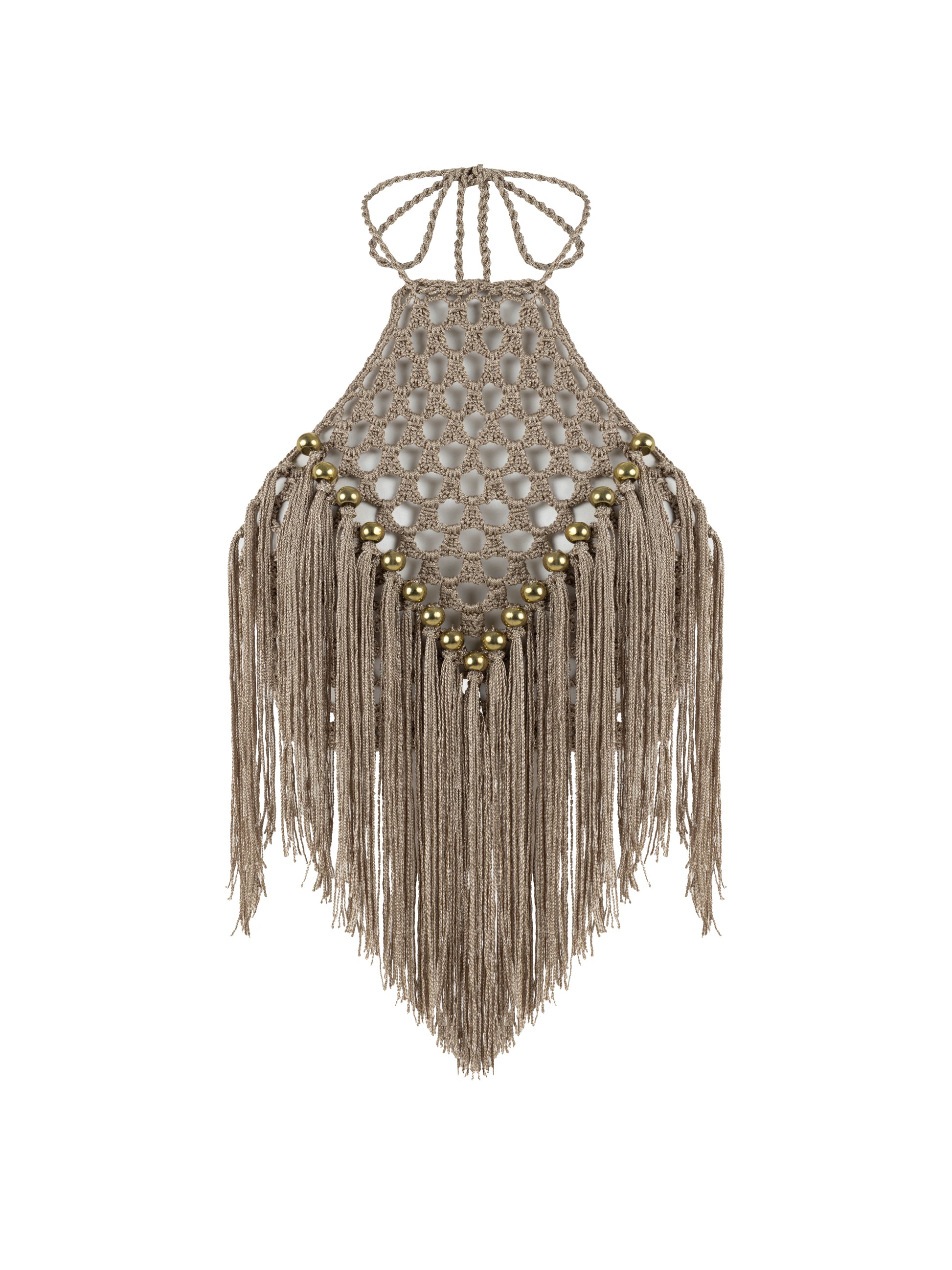 Aria Hand Crochet Halter Top