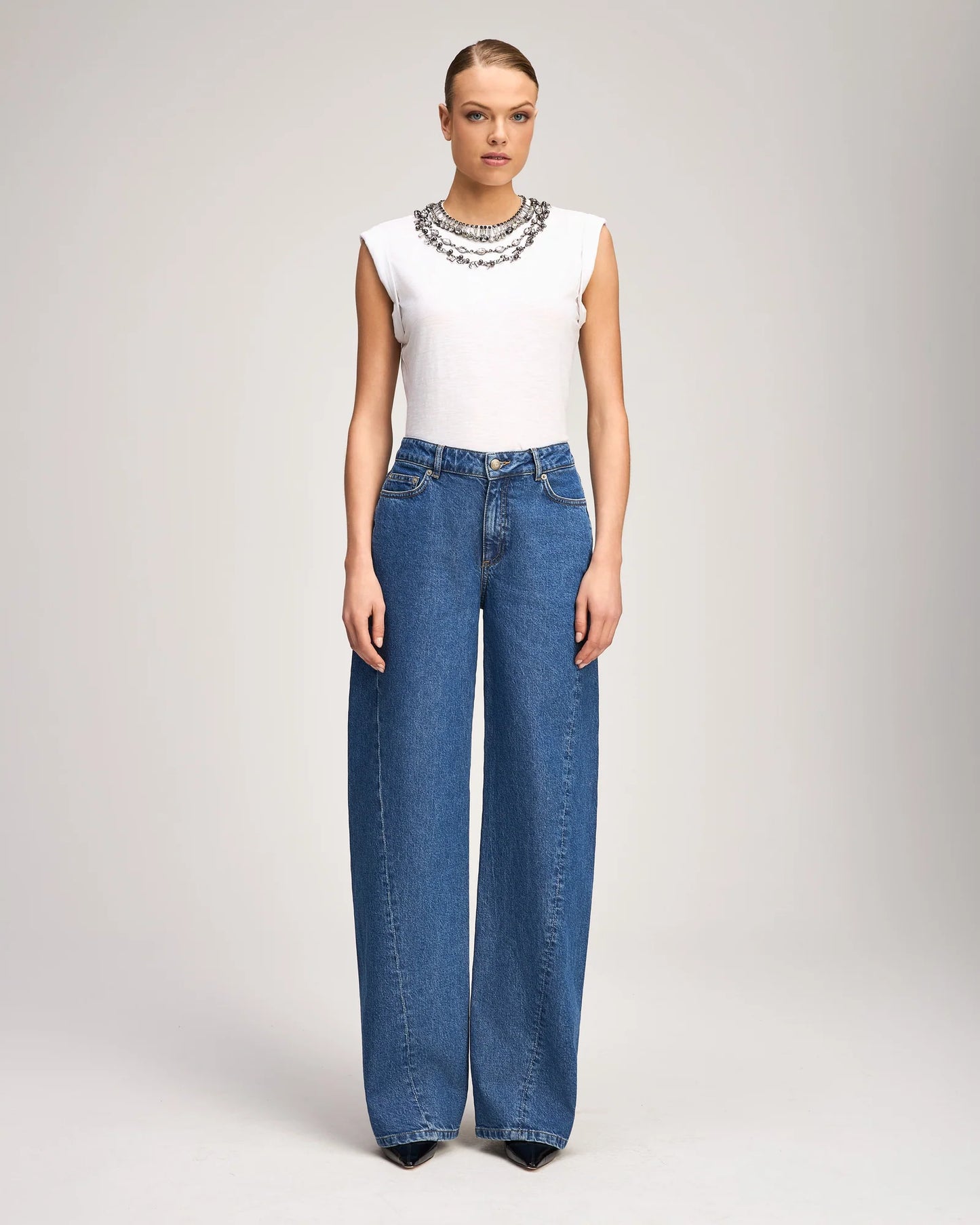 Chunky Layered Necklace Bella Tee
