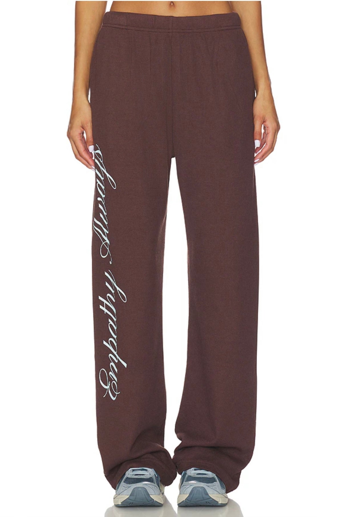 Empathy Always Waffle Wide Leg Sweatpants The Mayfair Group brand:The Mayfair Group