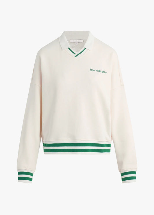 The Ivy League Rugby Sweater - Ivory