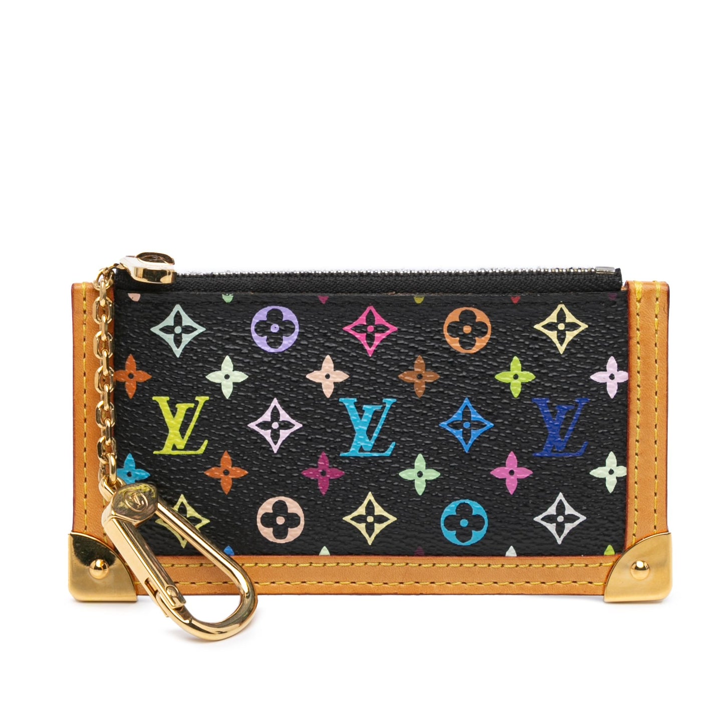 Louis Vuitton Pre-Owned
x Takashi Murakami Multicolour Monogram coincase
