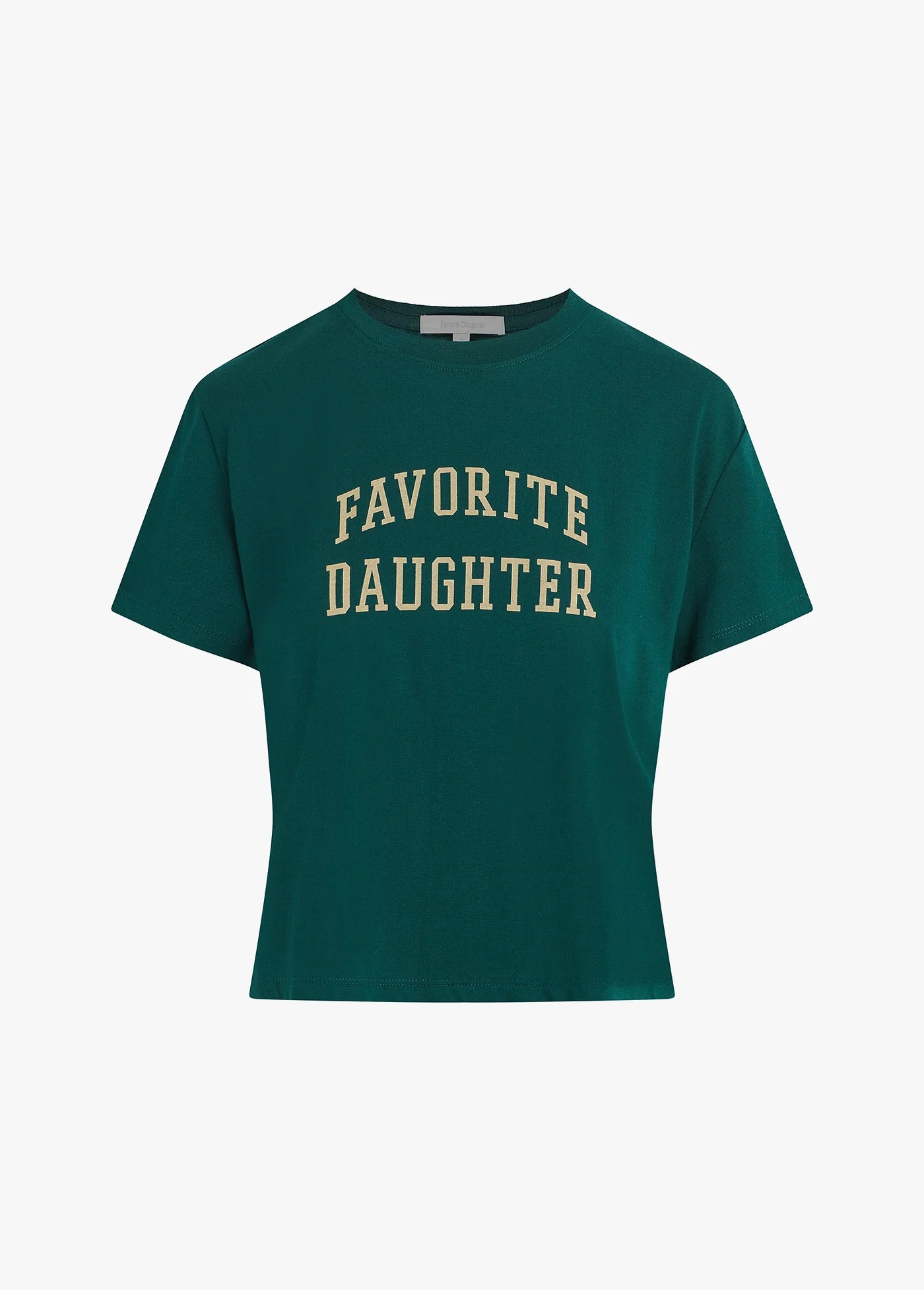 THE CROPPED COLLEGIATE TEE - Favorite Daughter
