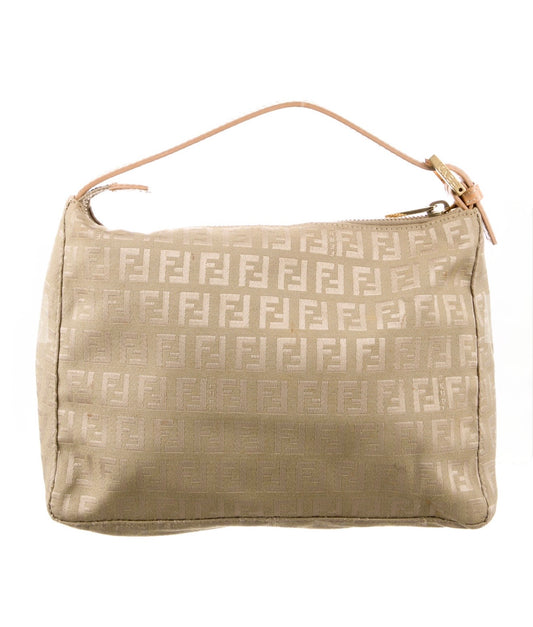 2000-2010 Zucchino Canvas Handbag - Brown