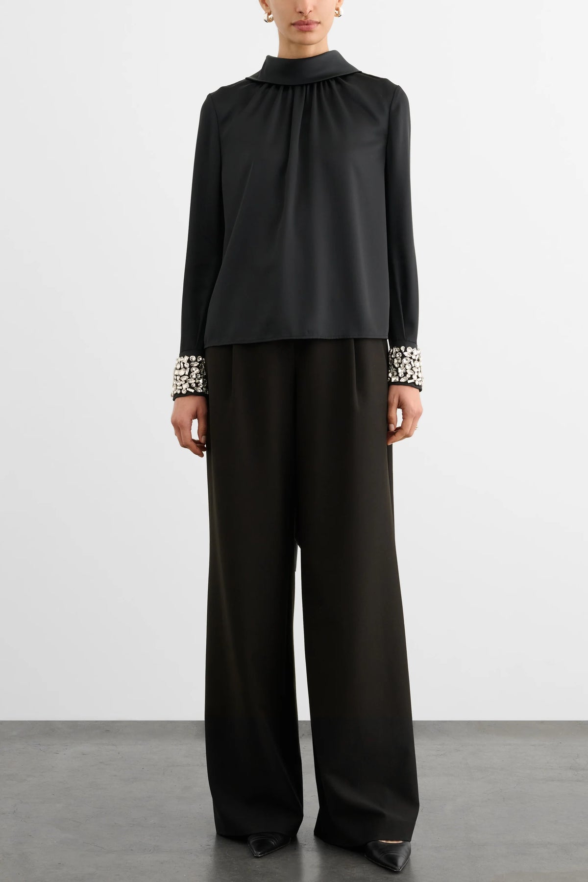Veronica Long Sleeve Bow Blouse