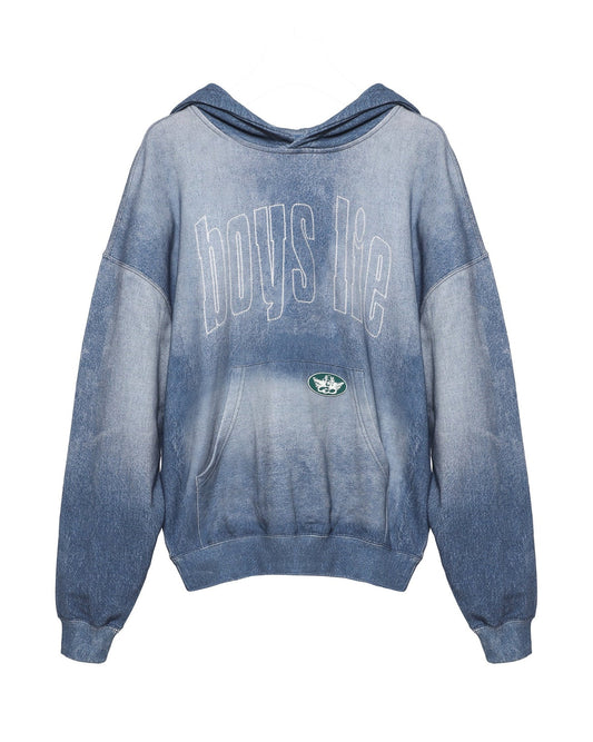 Done Denim Racer Hoodie - Boys Lie