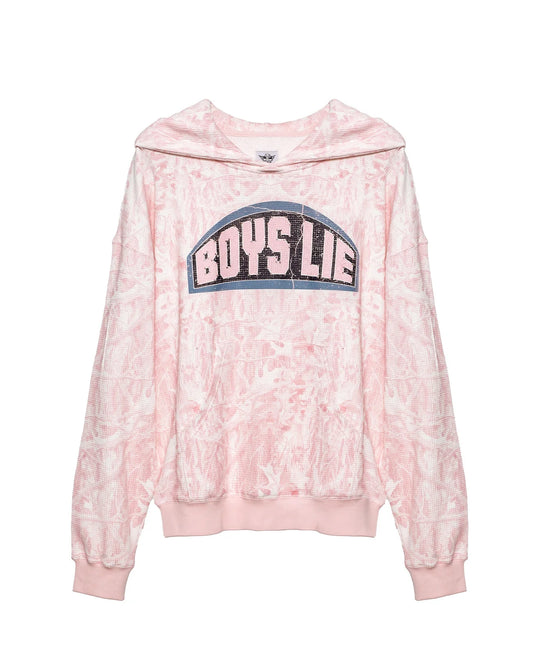 Let Love Guide My Way Rhinestone Racer Hoodie - Boys Lie