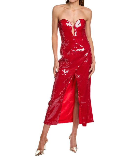 Bardot Antigone Sequin Midi Dress