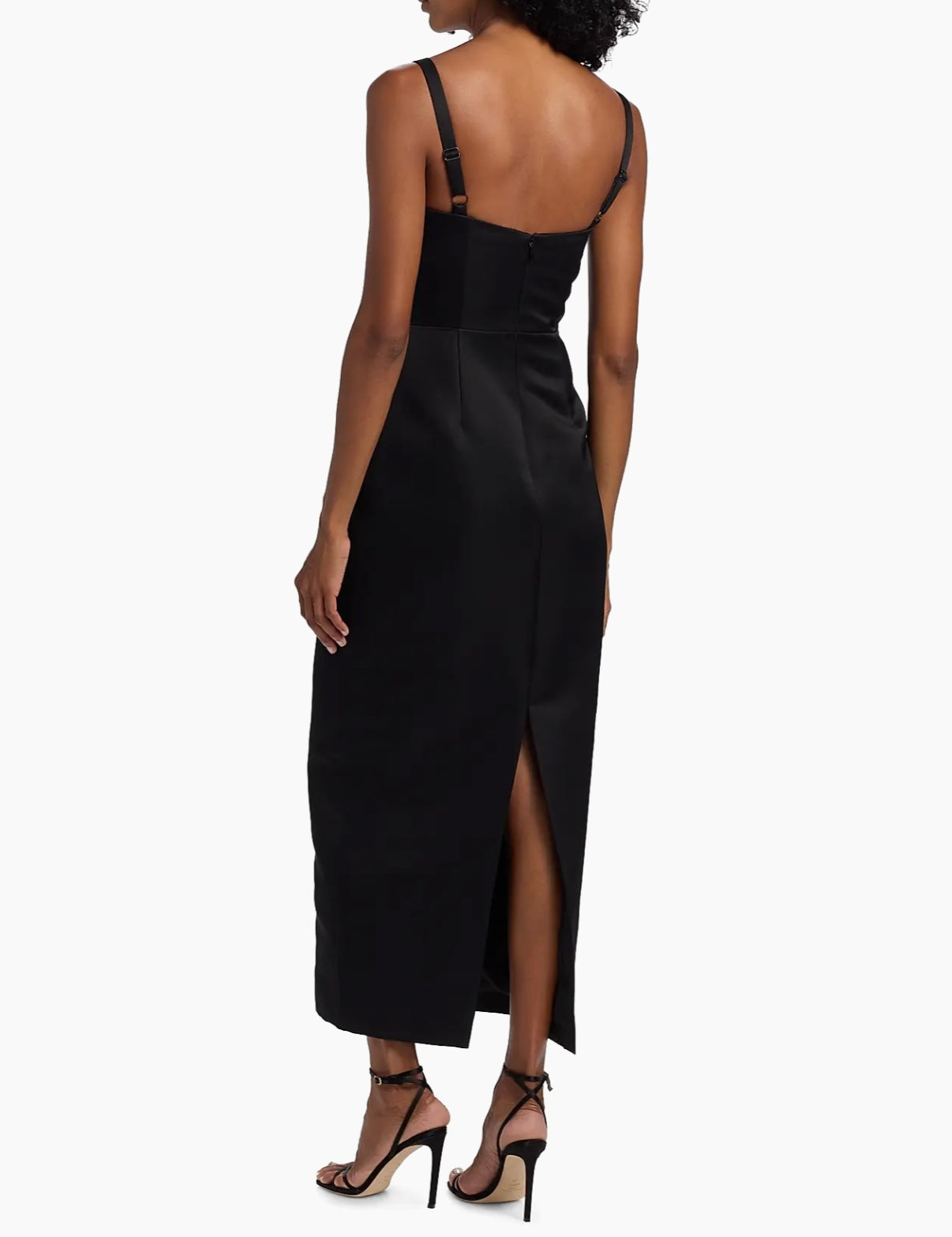 Solene Bustier Sculpted Midi Dress
