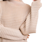 Mock Neck Cable Sweater Mini Dress