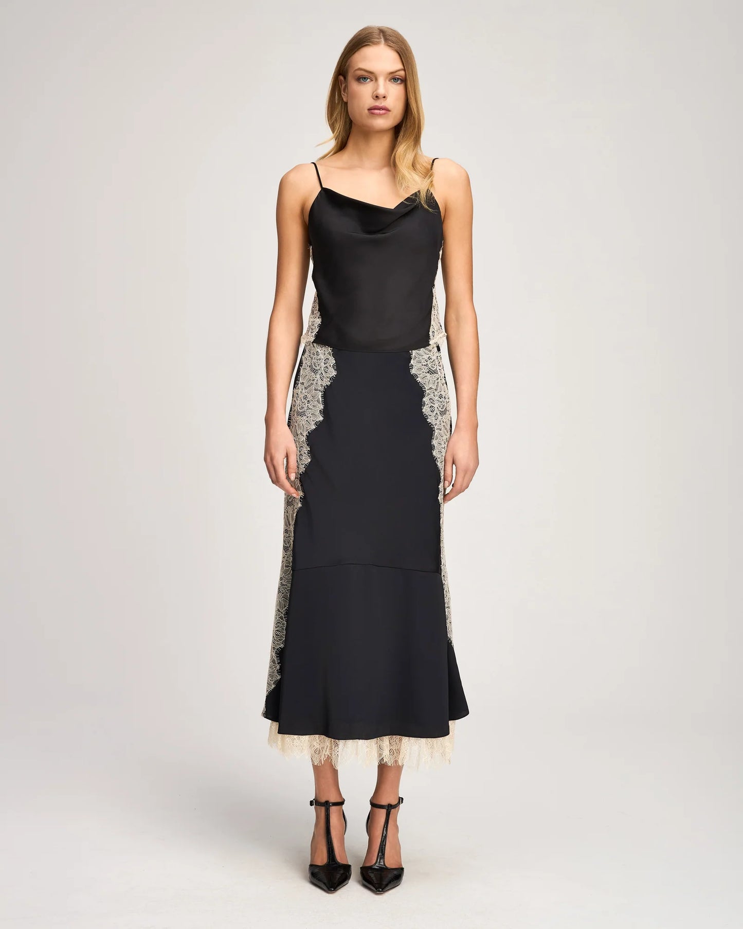 Esme Satin Lace Petit Marta Cami