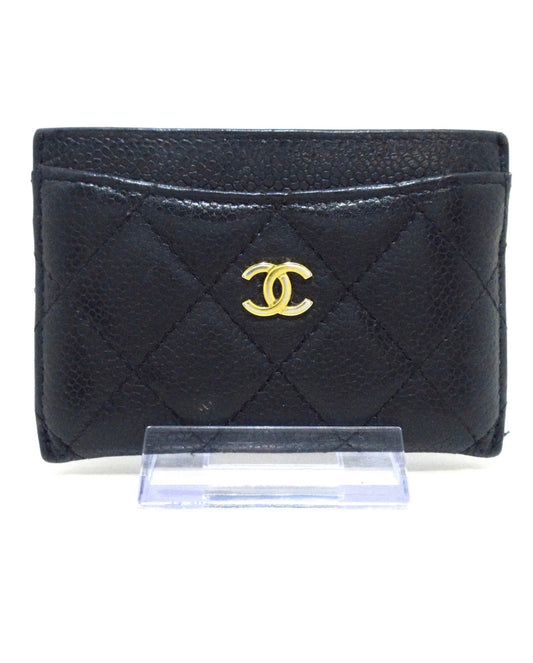 CHANEL
Caviar Quilted Card Holder Black