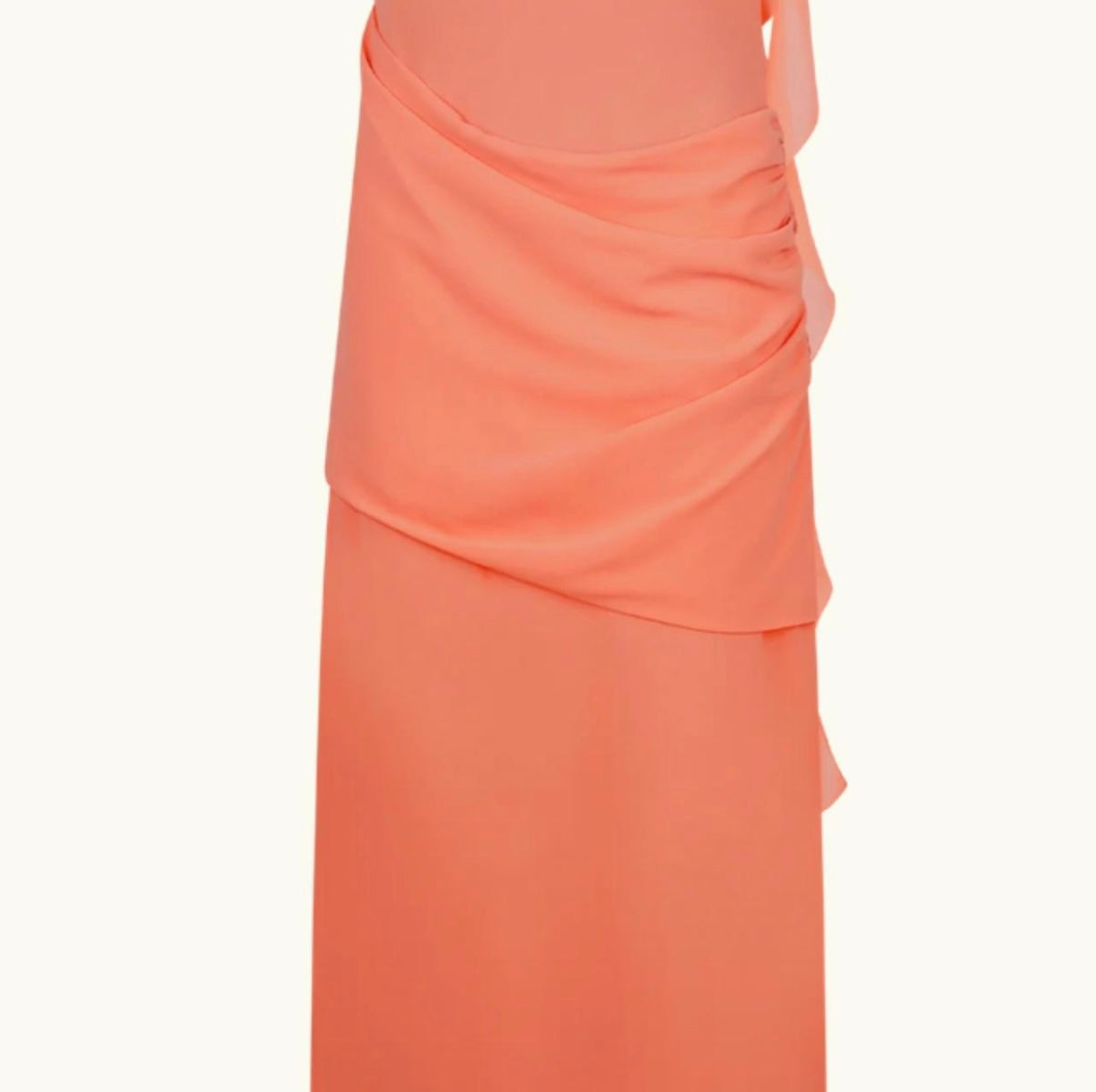 Meshki Daria
Draped Chiffon Maxi Dress