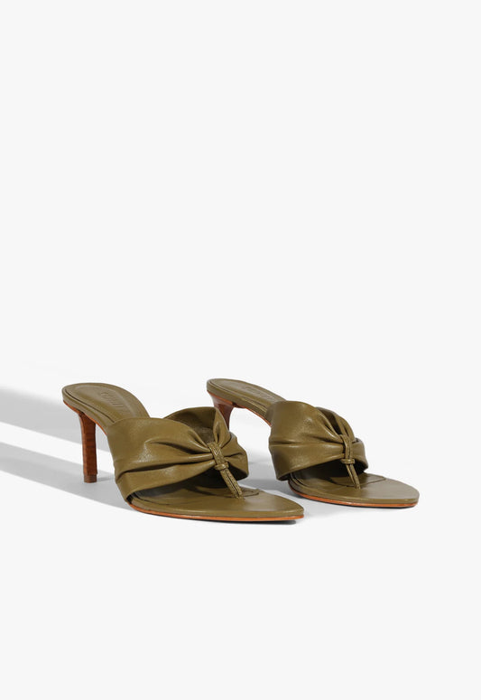 LORI MID LEATHER SANDAL