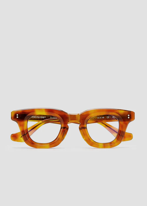 Crybaby- Orange Tortoise & Clear Lens