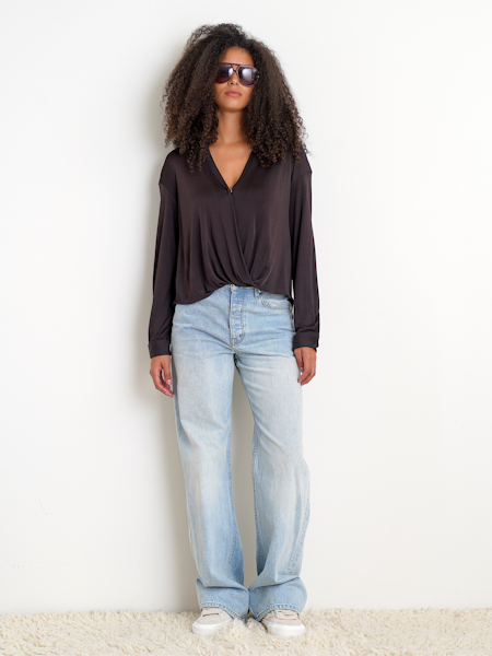 SABLYN ASTRA - Wrap Long Sleeve Top