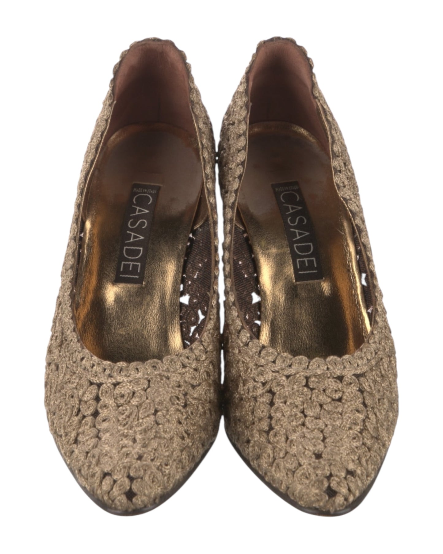 Casadei
Canvas Patterned Pumps
Women's Size: 7