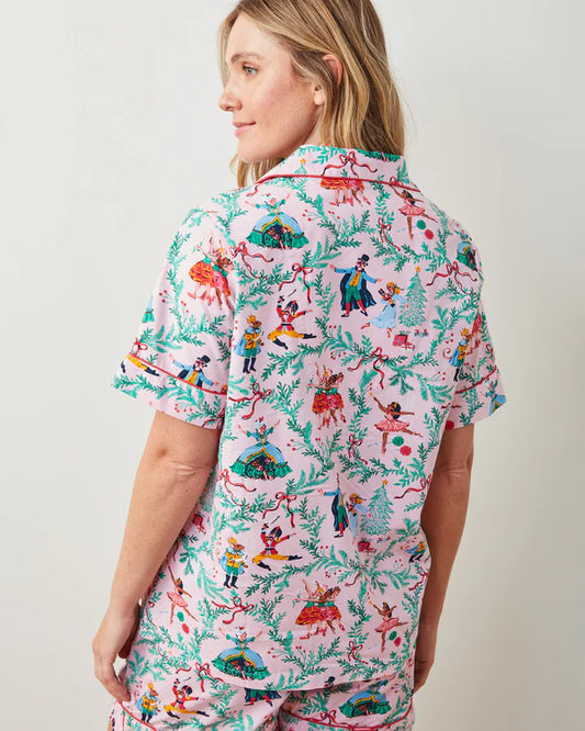 Short PJ Set in Nutcracker Dreams - Print Fresh