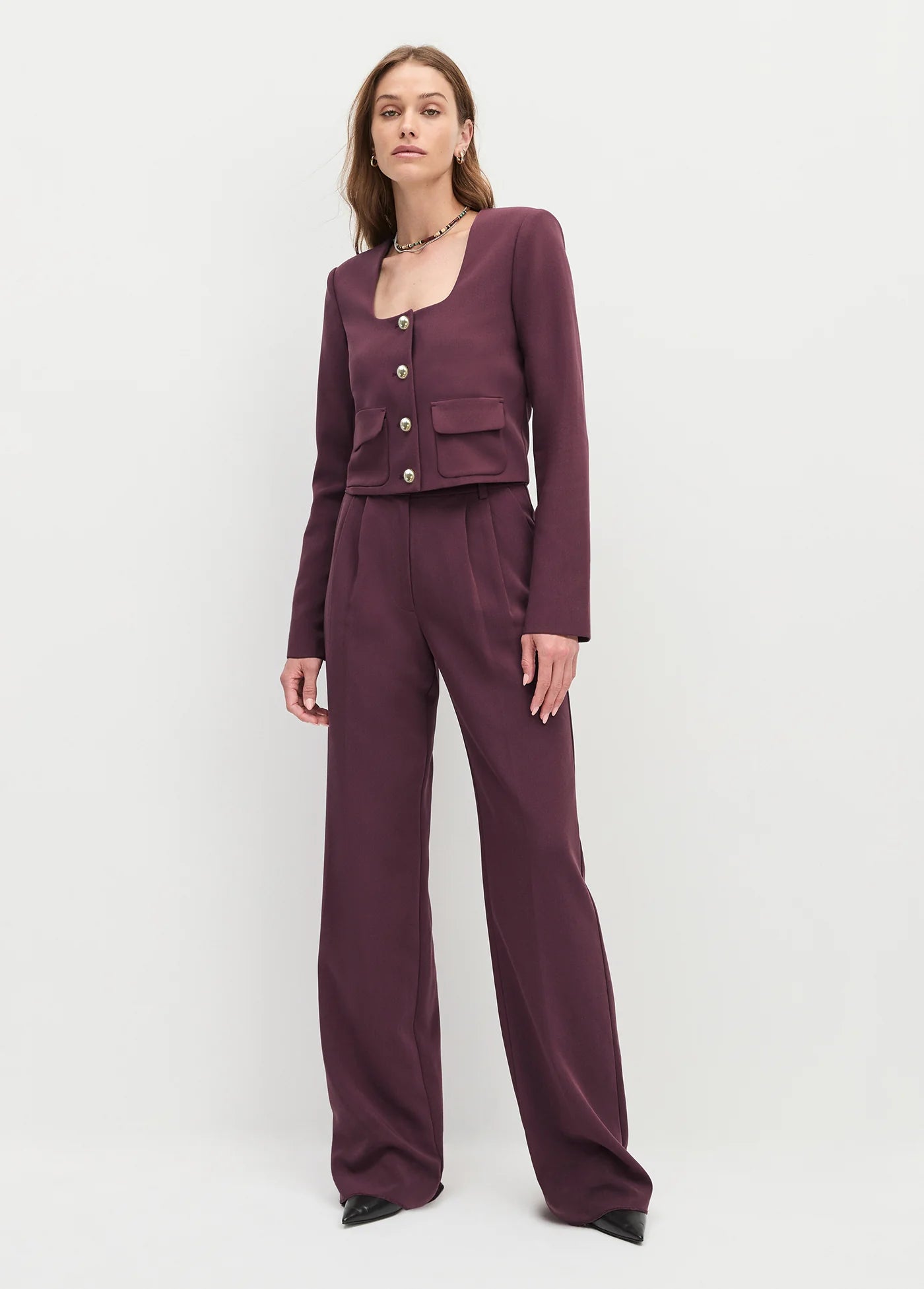 THE LAURA CROP JACKET Favorite Daughter