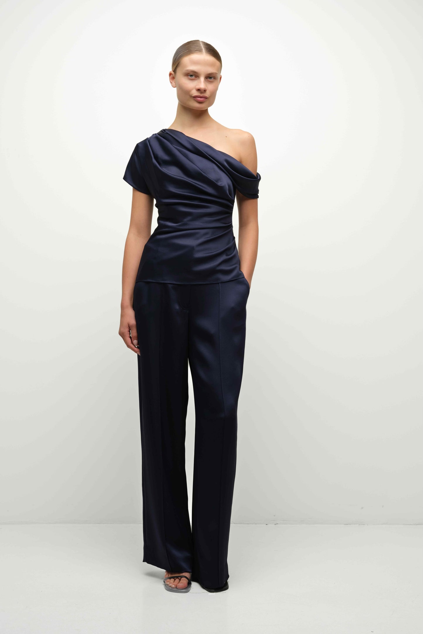 PHOEBE DRAPED TOP SIMKHAI