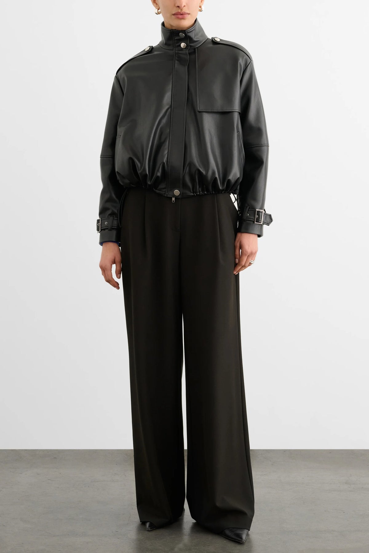 The Alyssa Funnel Neck Bomber